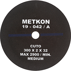 CUTO-M Ø300 mm (1 paket, 10 adet)